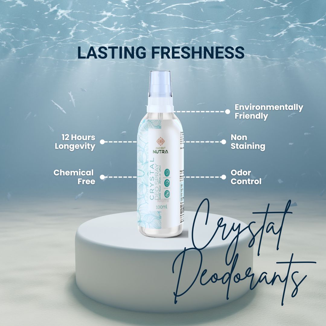 Discover Lasting Freshness with Natural Crystal Deodorants