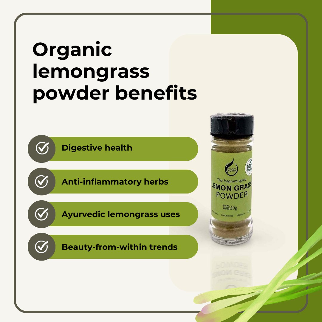 Boost Your Day with Ancient Nutra Organic Lemongrass Powder