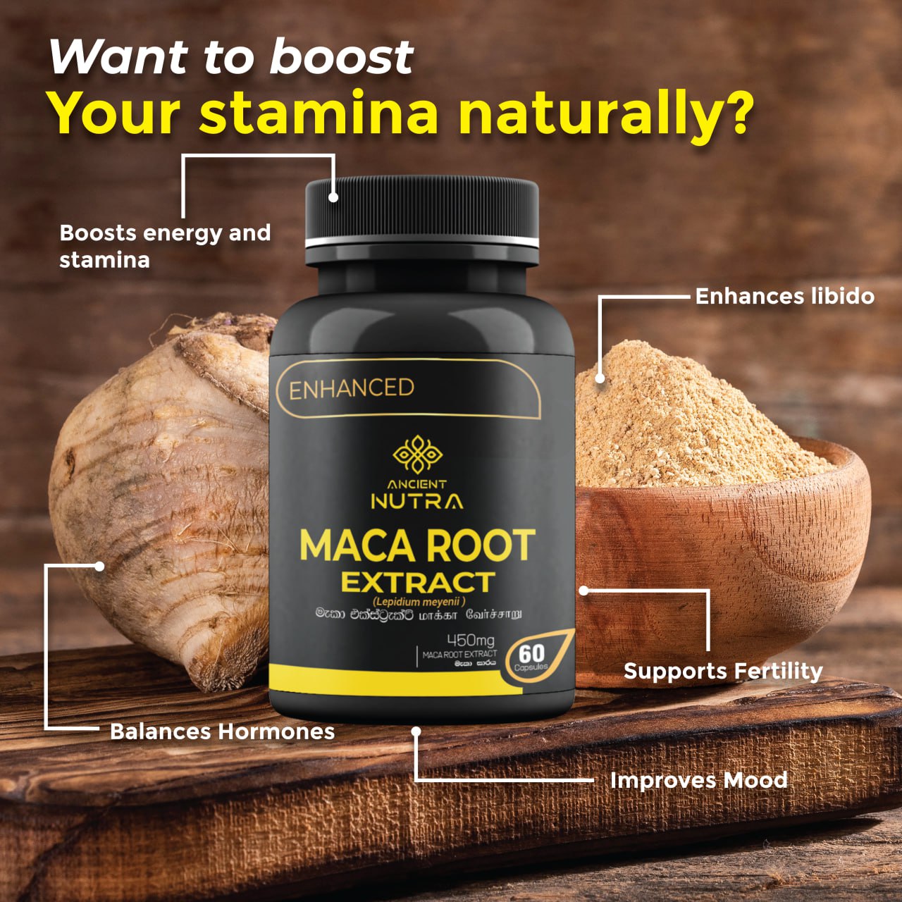 How Ancient Nutra Maca Root Capsules Improve Health