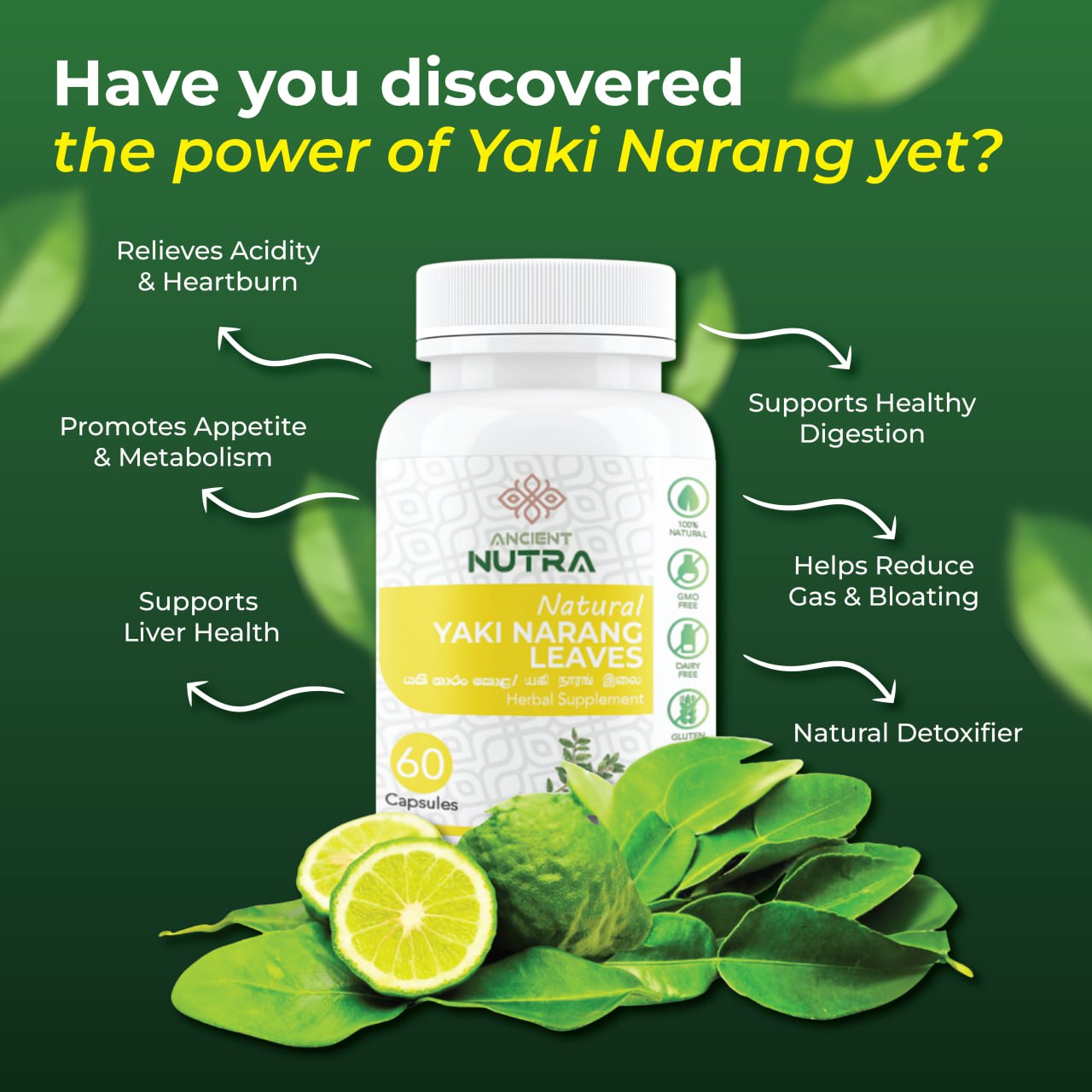 Discover the Natural Power of Ancient Nutra Yaki Narang Capsules