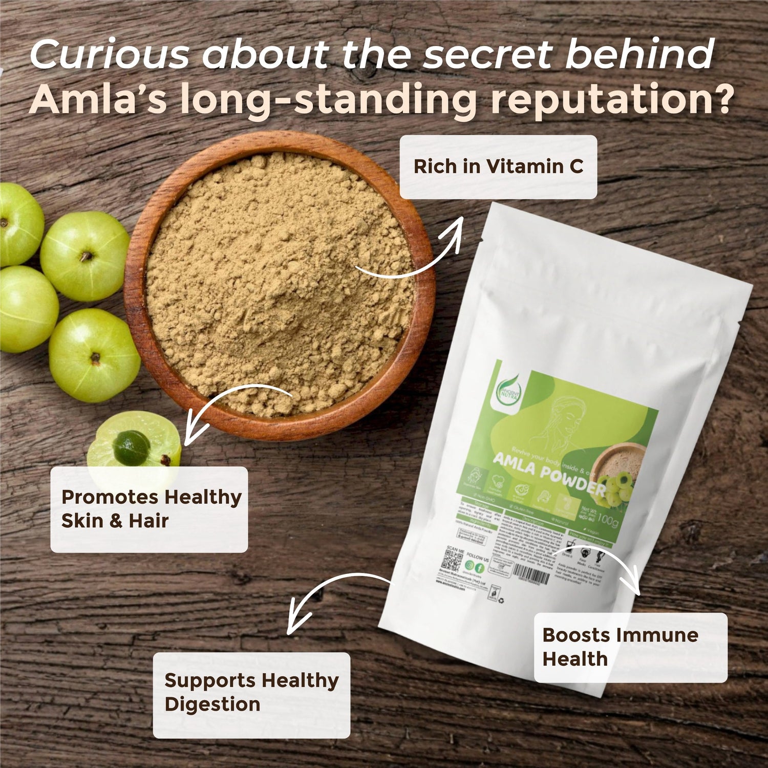 Transform Your Daily Wellness with Ancient Nutra Organic Amla Powder