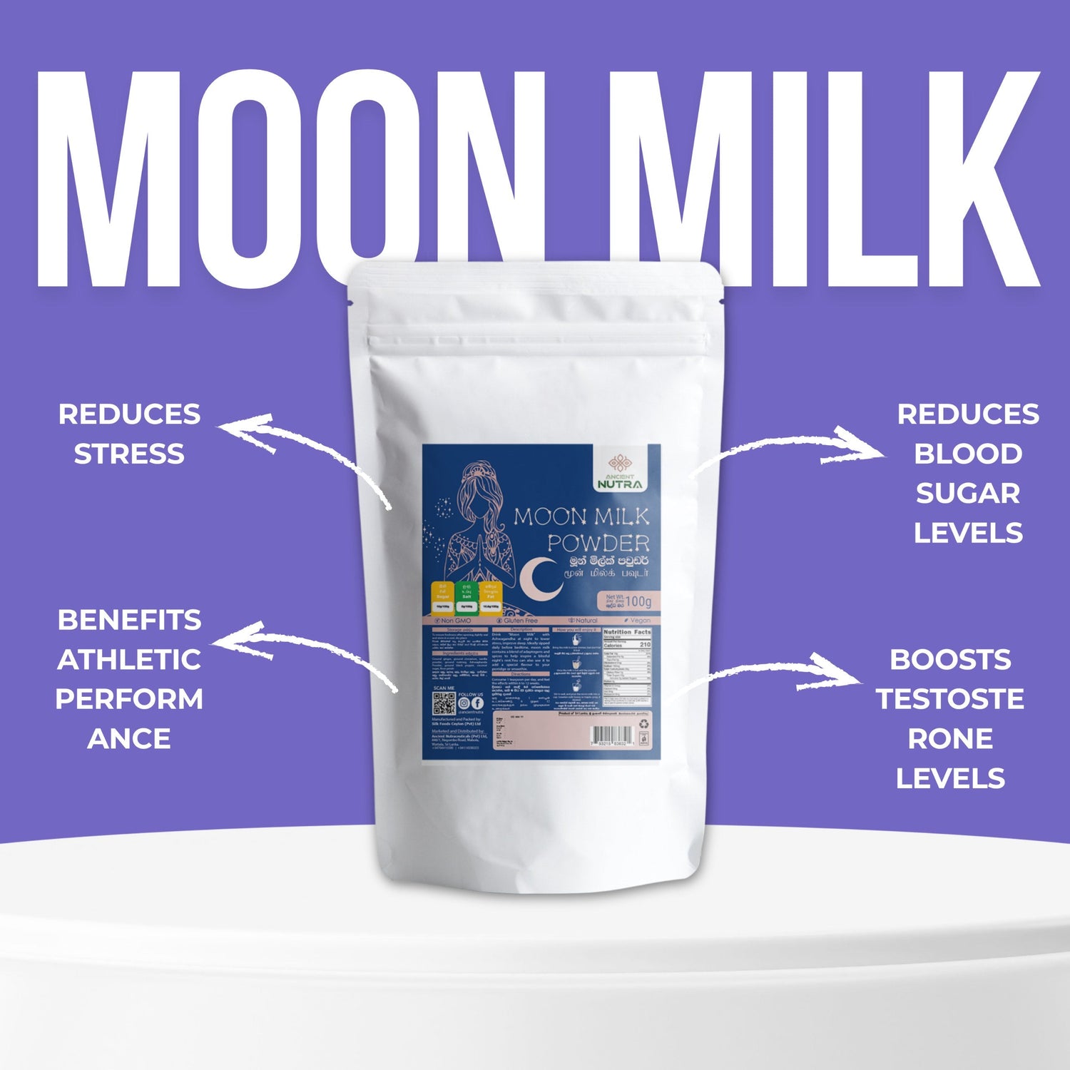 Transform Your Bedtime Routine with Ancient Nutra Moon Milk & Ceylon Ashwagandha