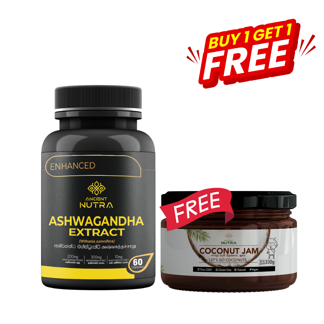 BUY 1 ASHWAGANDHA EXTRACT & GET 1 COCONUT JAM FREE - ORIGINAL