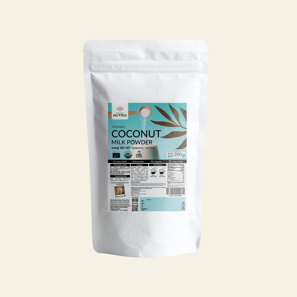 කාබනික පොල් කිරි පිටි 200g