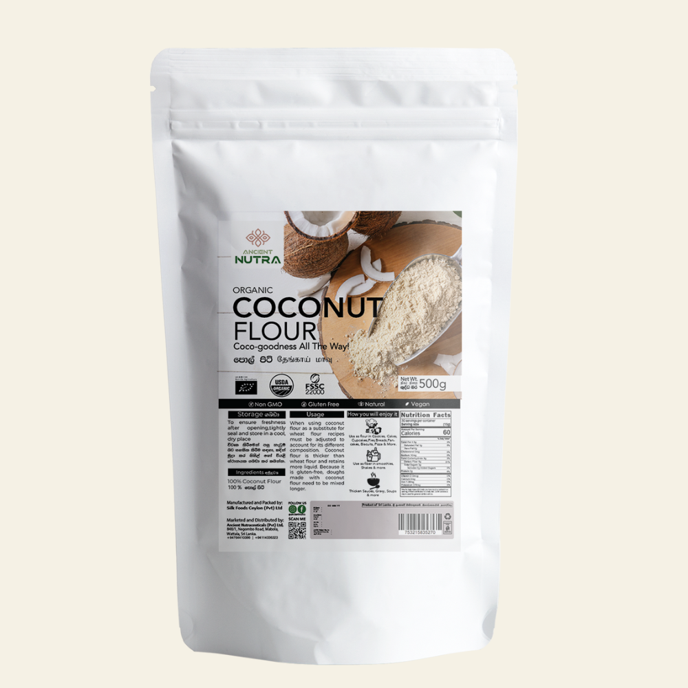 කාබනික පොල් පිටි 500g