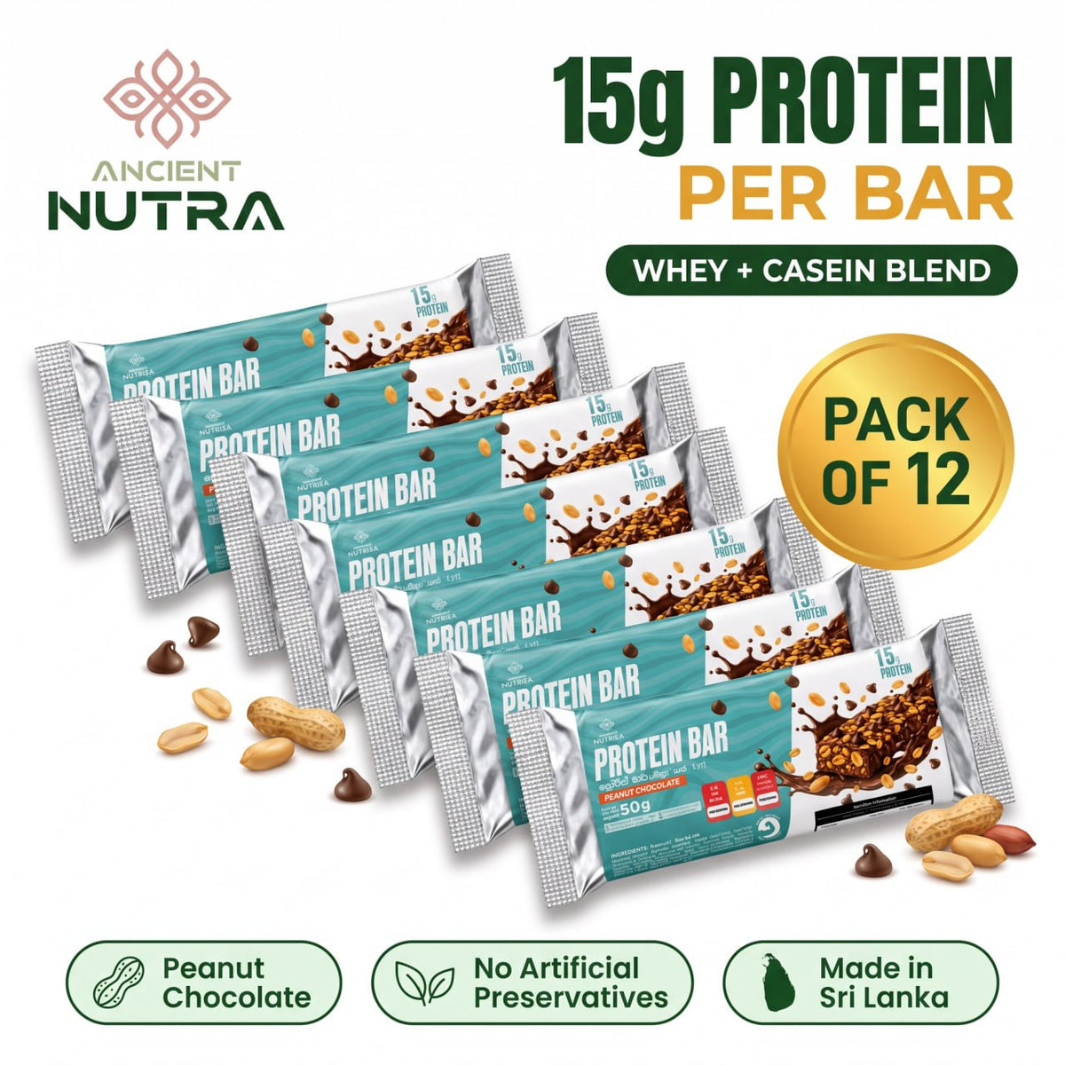 Ancient Nutra 15g Protein - 12 packs