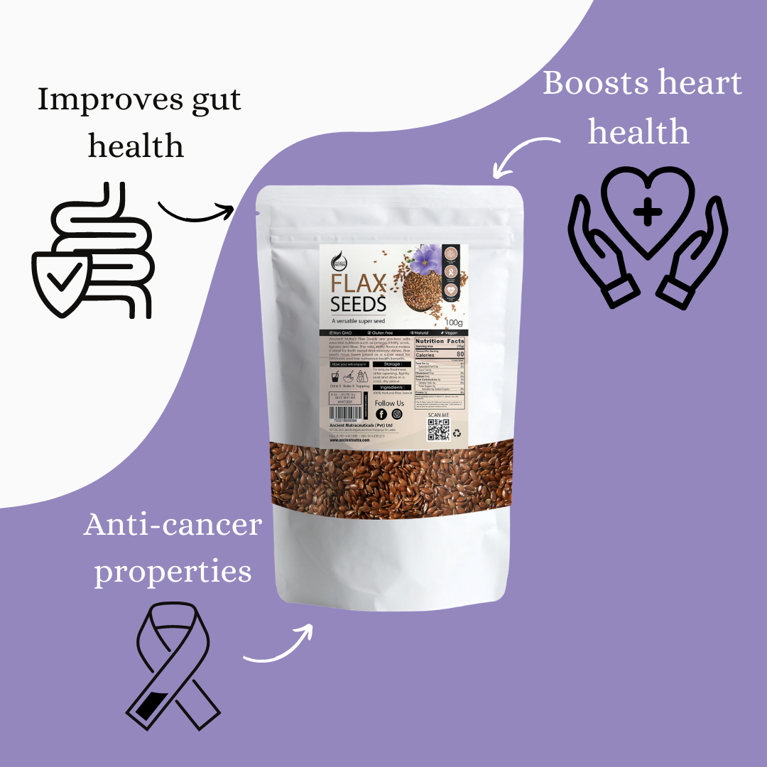 Flax Seeds 100g (6763331158191)