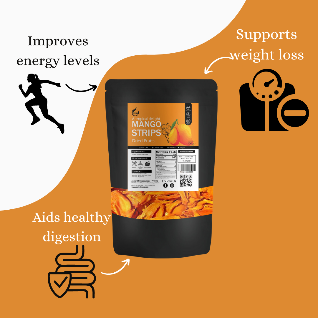 Mango Strips 100g (6761543401647)