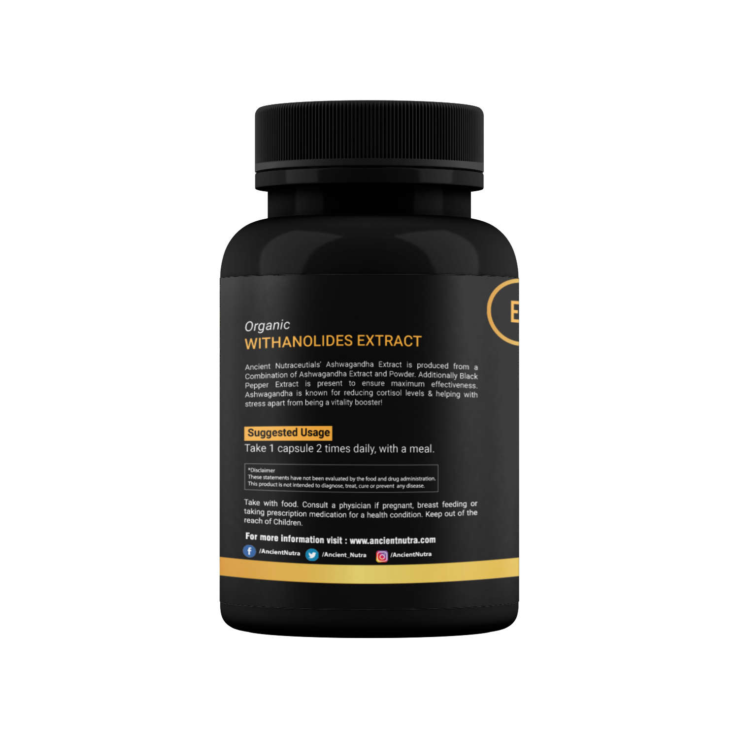 Ashwagandha Extract Capsules Description (6171637874863)