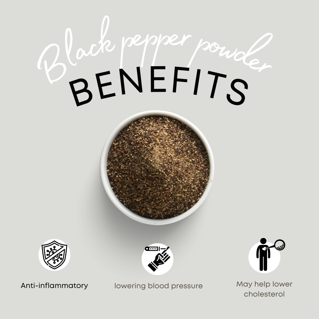 කාබනික කළු ගම්මිරිස් කුඩු 50g