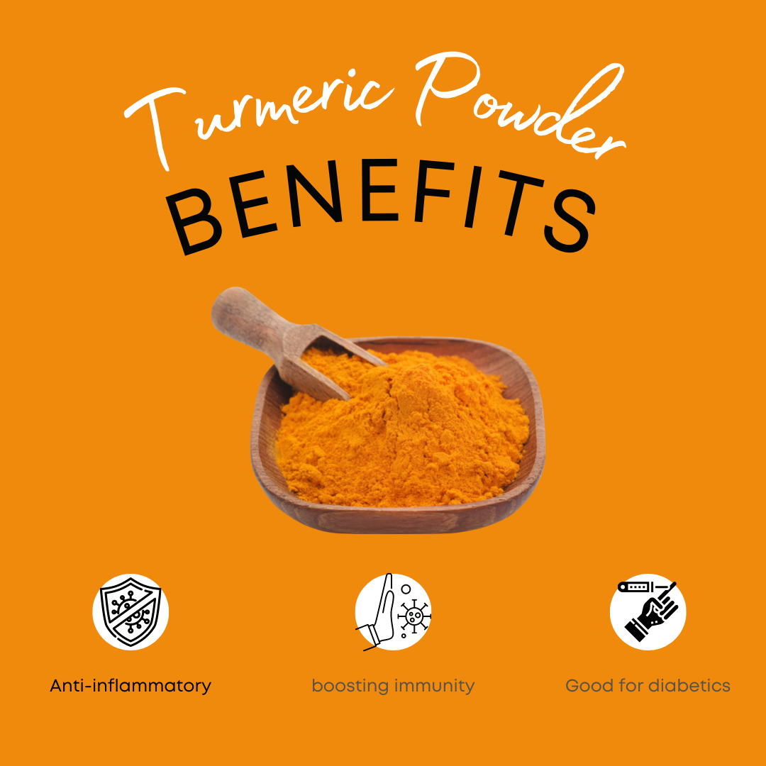 කාබනික කහ කුඩු 50g