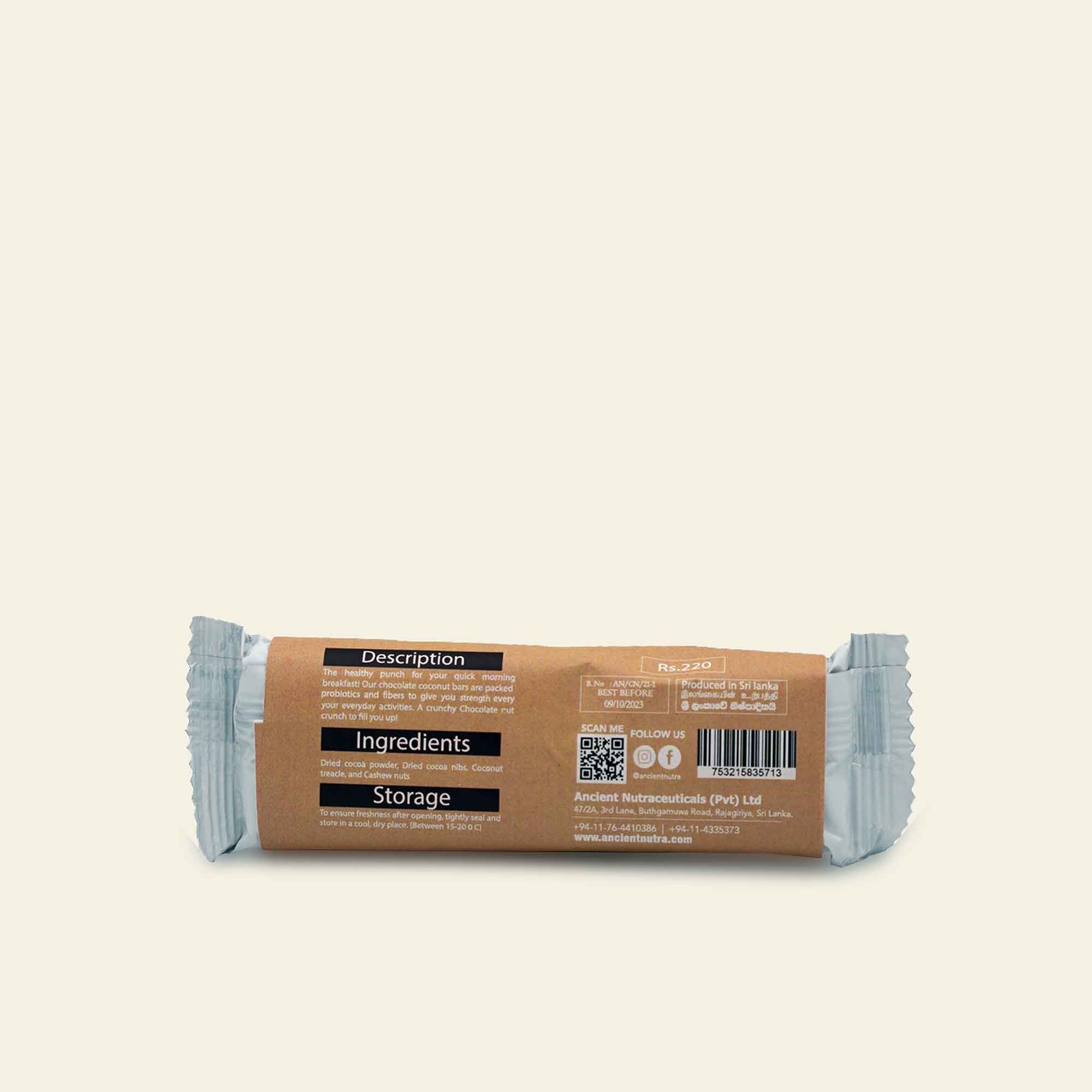 Choconut Fruit Bar 40g