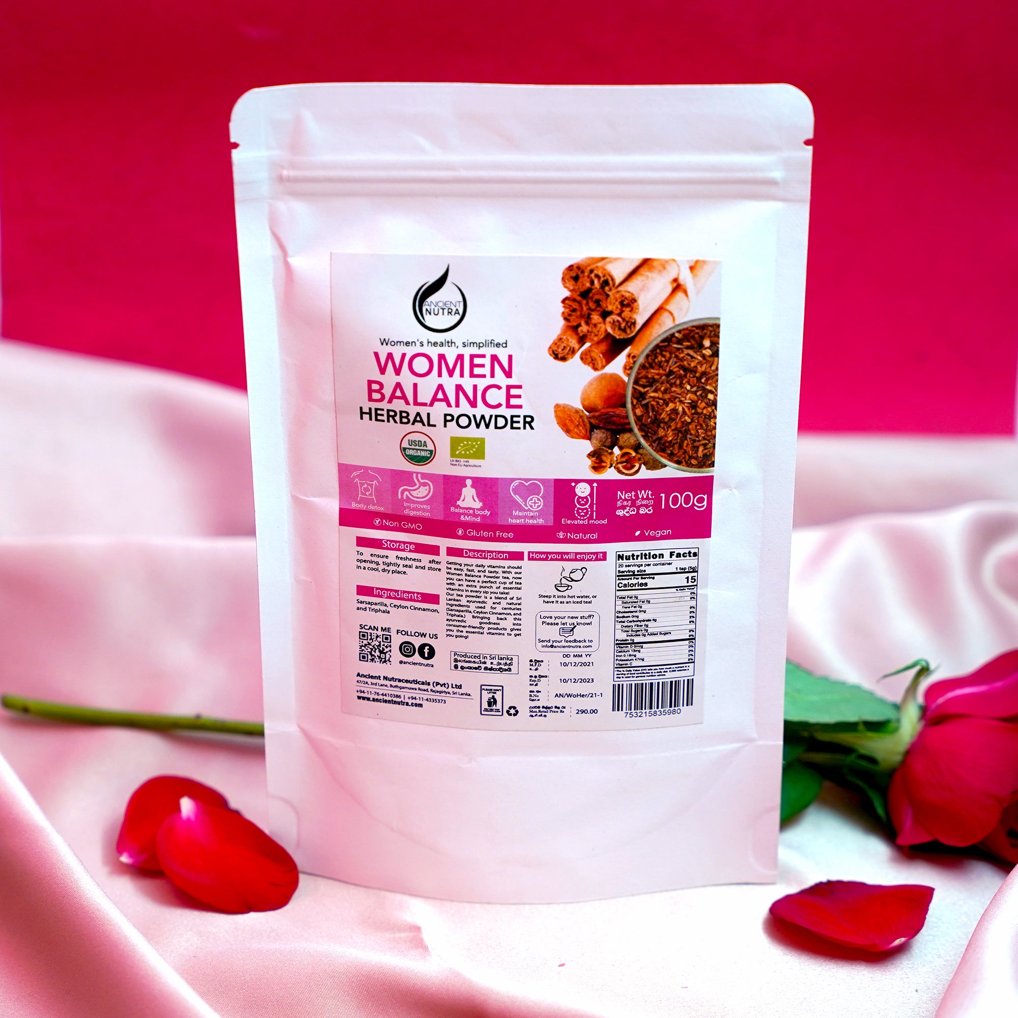 Women Balance Herbal Powder 100g
