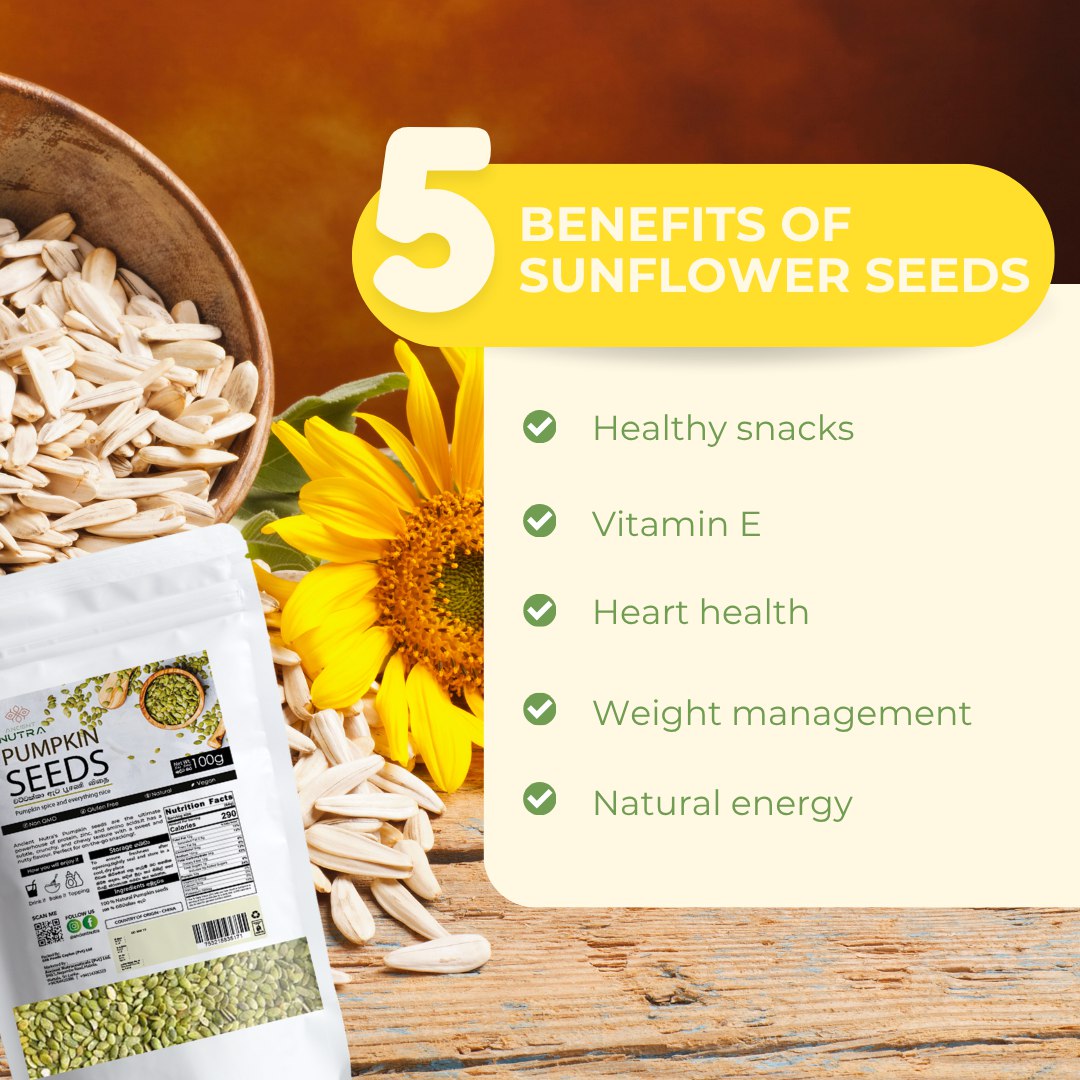 Ancient Nutra’s Organic Sunflower Seeds -Your Daily Dose of Natural Wellness