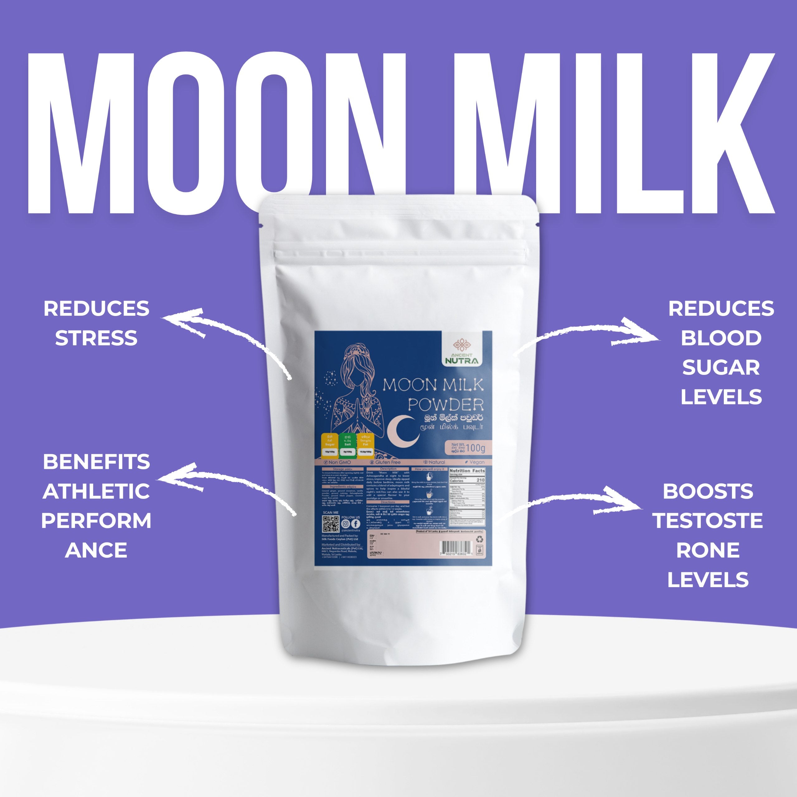 Transform Your Bedtime Routine with Ancient Nutra Moon Milk &amp; Ceylon Ashwagandha