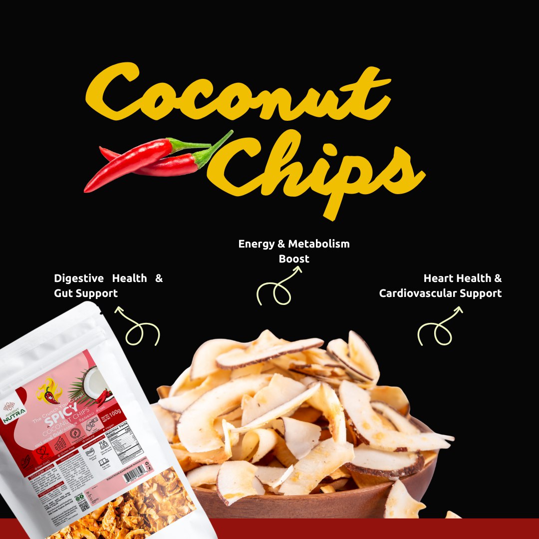 🌶️ Spicy Coconut Chips: A Smart Daily Snack for Health-Conscious Living