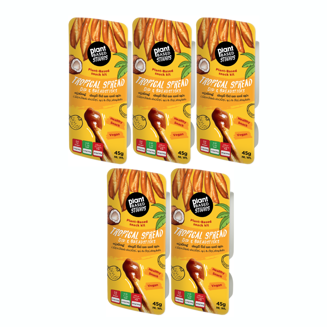 Tropical dip and breadstick Breakfast and snack (5-in-one pack)