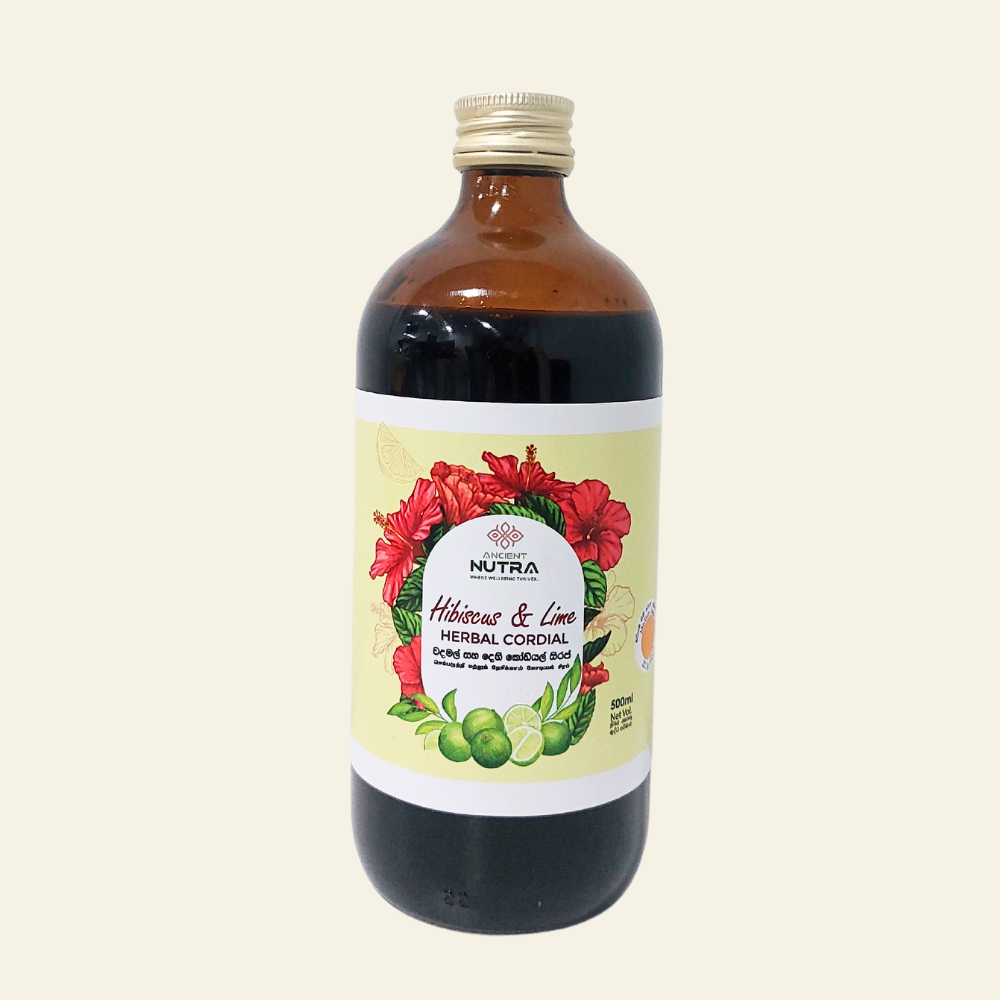 Hibiscus & Lime Herbal Cordial 500ml