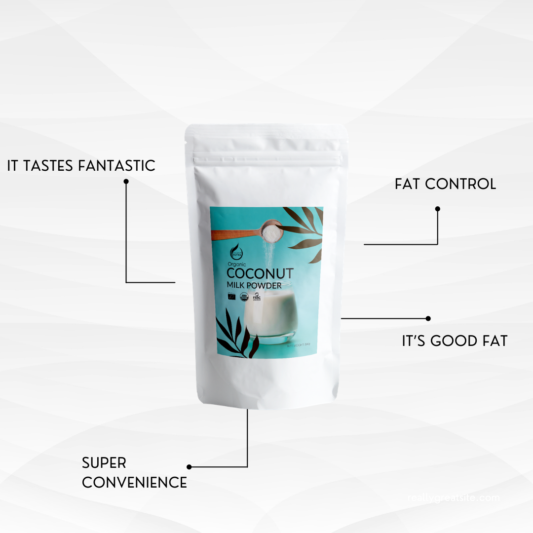 Organic Coconut Milk Powder 500g (6713656967343)