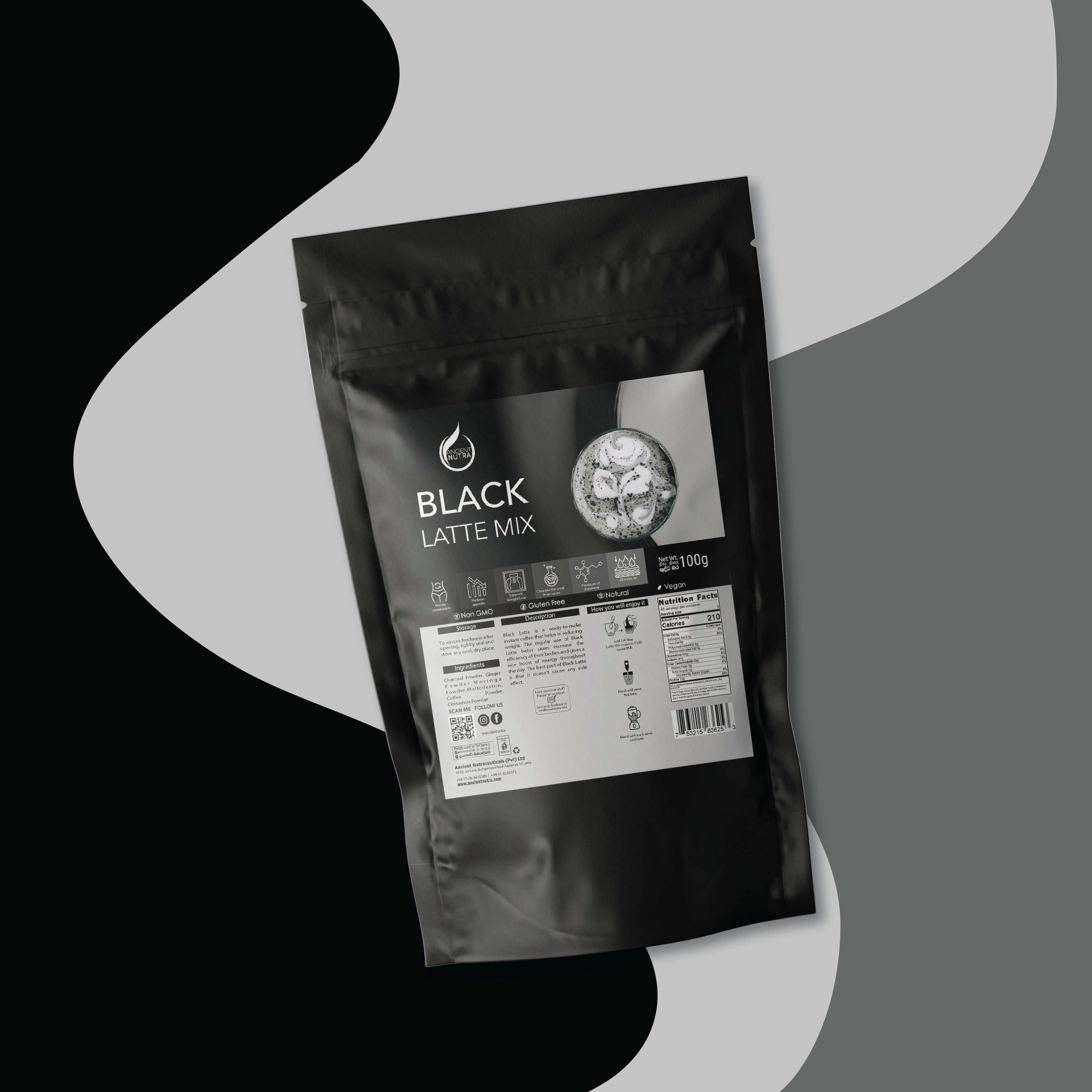 Black Latte Mix 100g